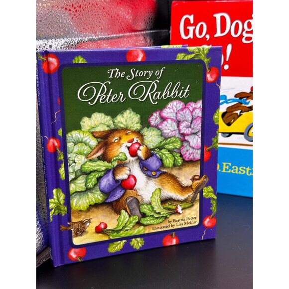 4 Children’s Books Peter Rabbit Kohl’s Care Brer Rabbit Go Dog Give Pig Pancake - Picture 2 of 10